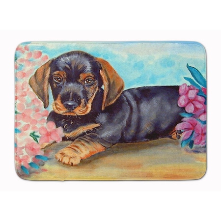 Carolines Treasures Dachshund Machine Washable Memory Foam Mat 7501RUG